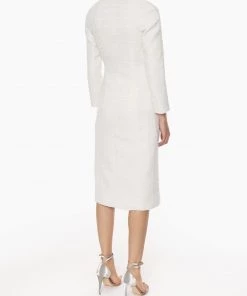HuishanZhang DRESSES CELENA DRESS PURE WHITE TWEED 9 HuishanZhang DRESSES CELENA DRESS PURE WHITE TWEED