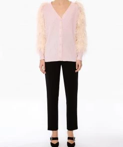 HuishanZhang ELIN CARDIGAN CANDY PINK KNITWEAR