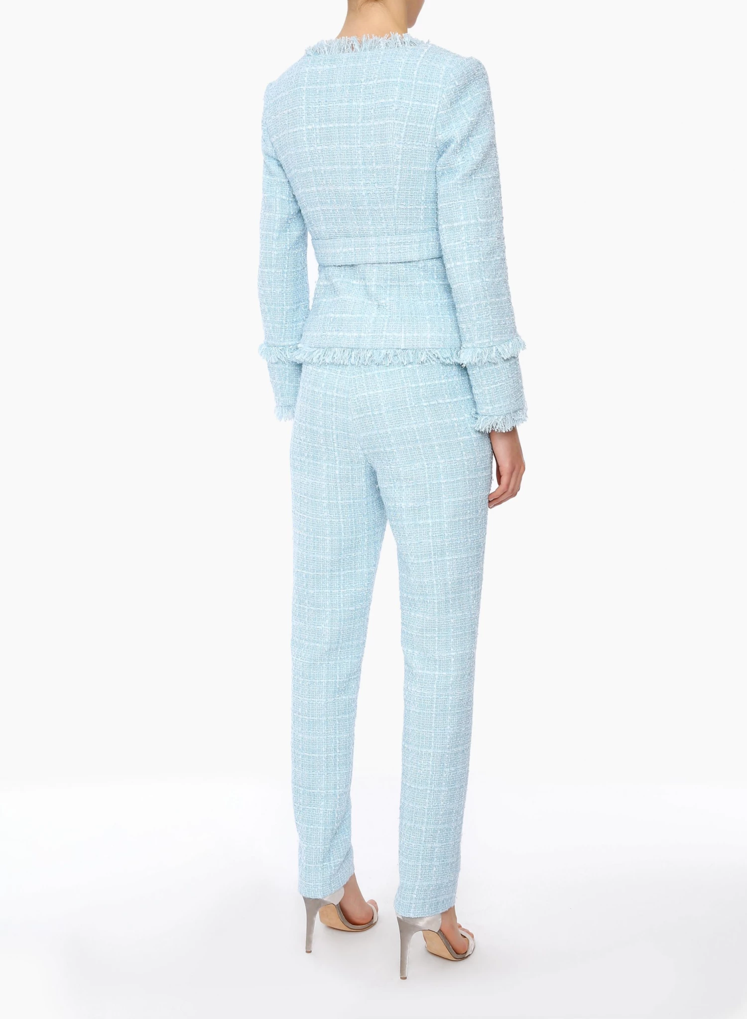 Huishan Zhang NEW SEASON FRANCESCA TROUSERS BLUE TWEED 4 Huishan Zhang NEW SEASON FRANCESCA TROUSERS BLUE TWEED