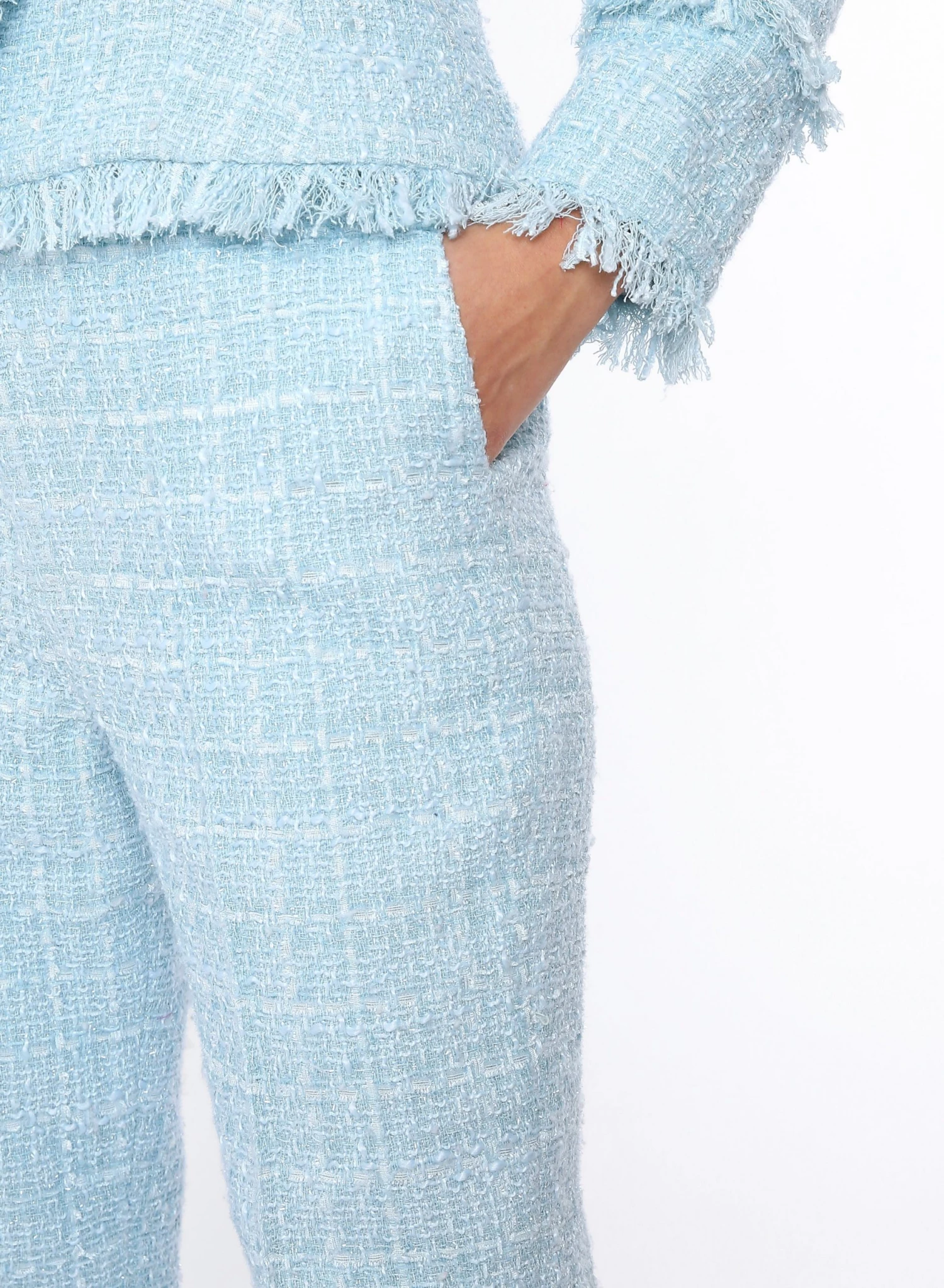 Huishan Zhang NEW SEASON FRANCESCA TROUSERS BLUE TWEED 5 Huishan Zhang NEW SEASON FRANCESCA TROUSERS BLUE TWEED