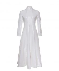 Huishan Zhang AMINA DRESS WHITE SEQUINS NEW SEASON