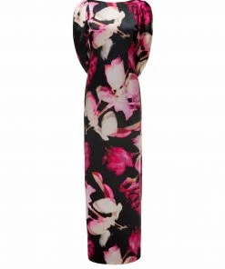 Huishan Zhang *PRE ORDER* AUGUSTA GOWN PRINTED SATIN