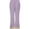 Huishan Zhang *PRE ORDER* EMBER TROUSERS LILAC TWEED