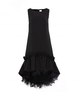 HuishanZhang *ONLINE EXCLUSIVE* JODIE DRESS BLACK CREPE