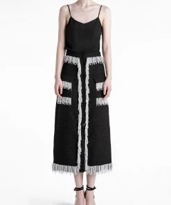 HuishanZhang VICTORIA SKIRT TWEED BLACK/WHITE SKIRTS AND TROUSERS 9 HuishanZhang VICTORIA SKIRT TWEED BLACK/WHITE SKIRTS AND TROUSERS