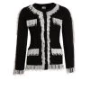 HuishanZhang CECIL JACKET TWEED BLACK/WHITE