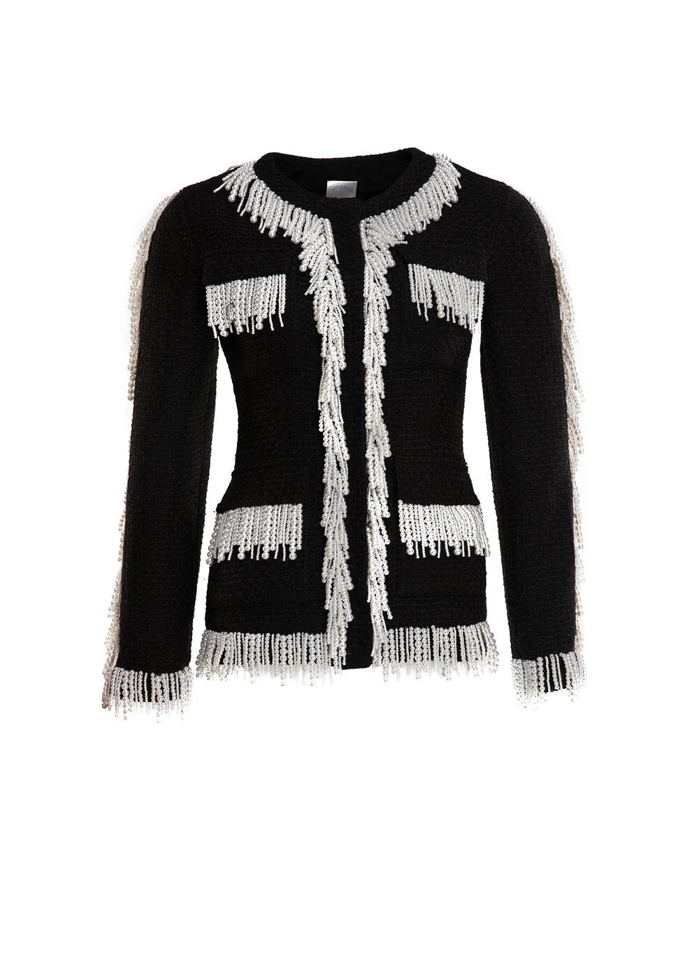 HuishanZhang CECIL JACKET TWEED BLACK/WHITE 1 HuishanZhang CECIL JACKET TWEED BLACK/WHITE