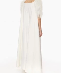 HuishanZhang HORTENSE GOWN PURE WHITE CREPE 9 HuishanZhang HORTENSE GOWN PURE WHITE CREPE