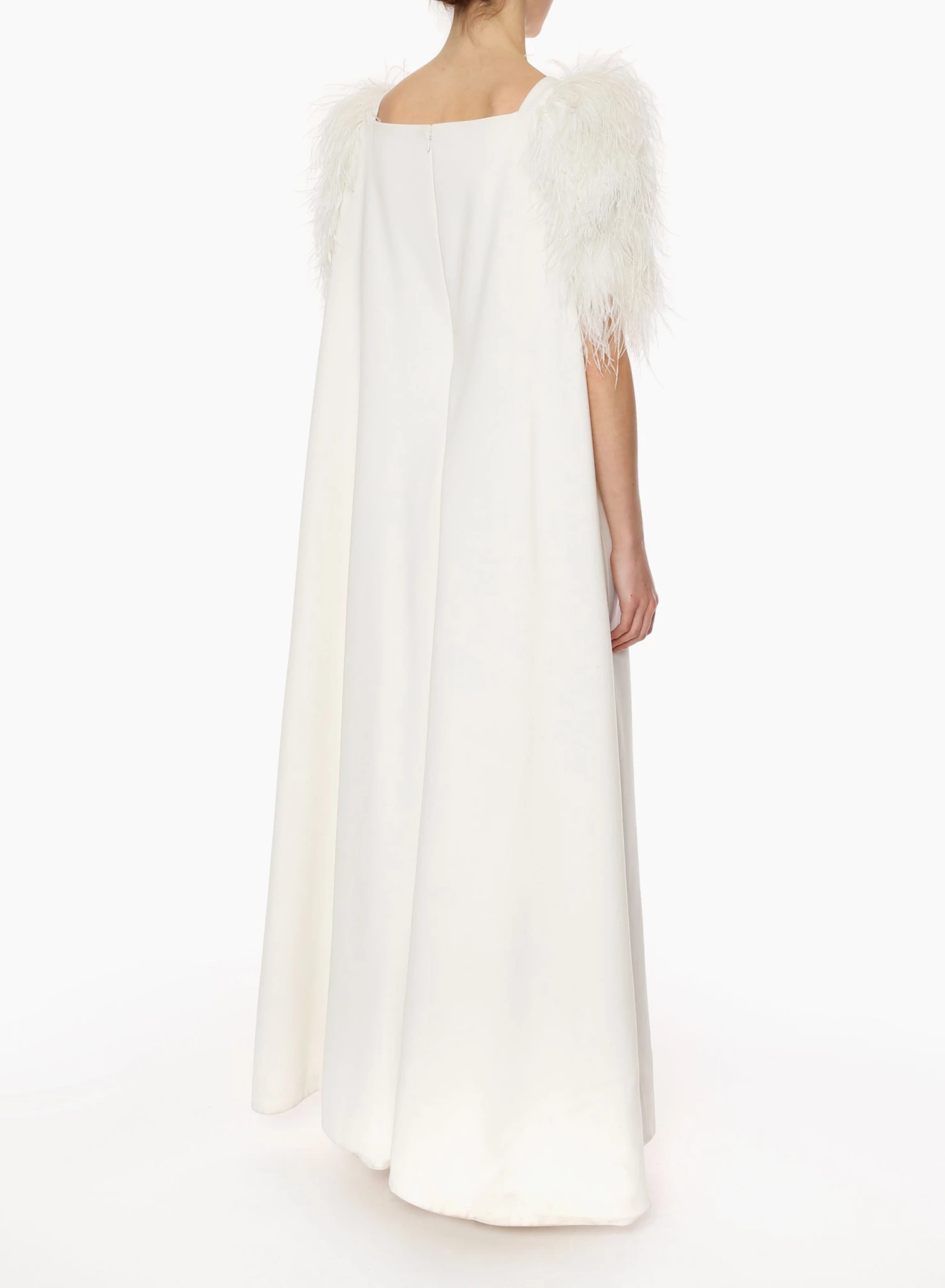 HuishanZhang HORTENSE GOWN PURE WHITE CREPE 4 HuishanZhang HORTENSE GOWN PURE WHITE CREPE