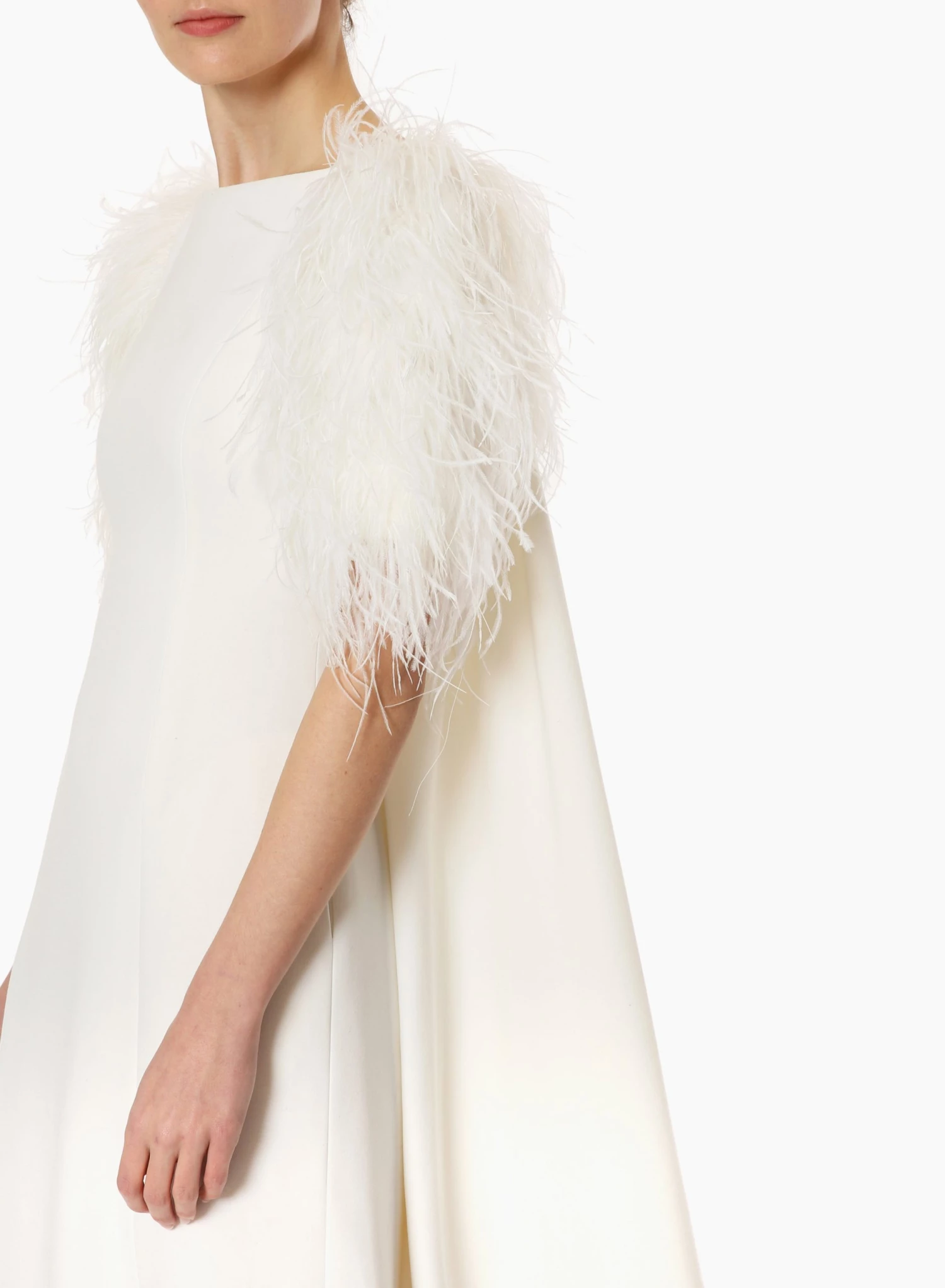 HuishanZhang HORTENSE GOWN PURE WHITE CREPE 5 HuishanZhang HORTENSE GOWN PURE WHITE CREPE