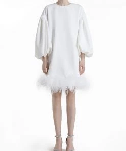HuishanZhang DRESSES POPPY DRESS WHITE CREPE