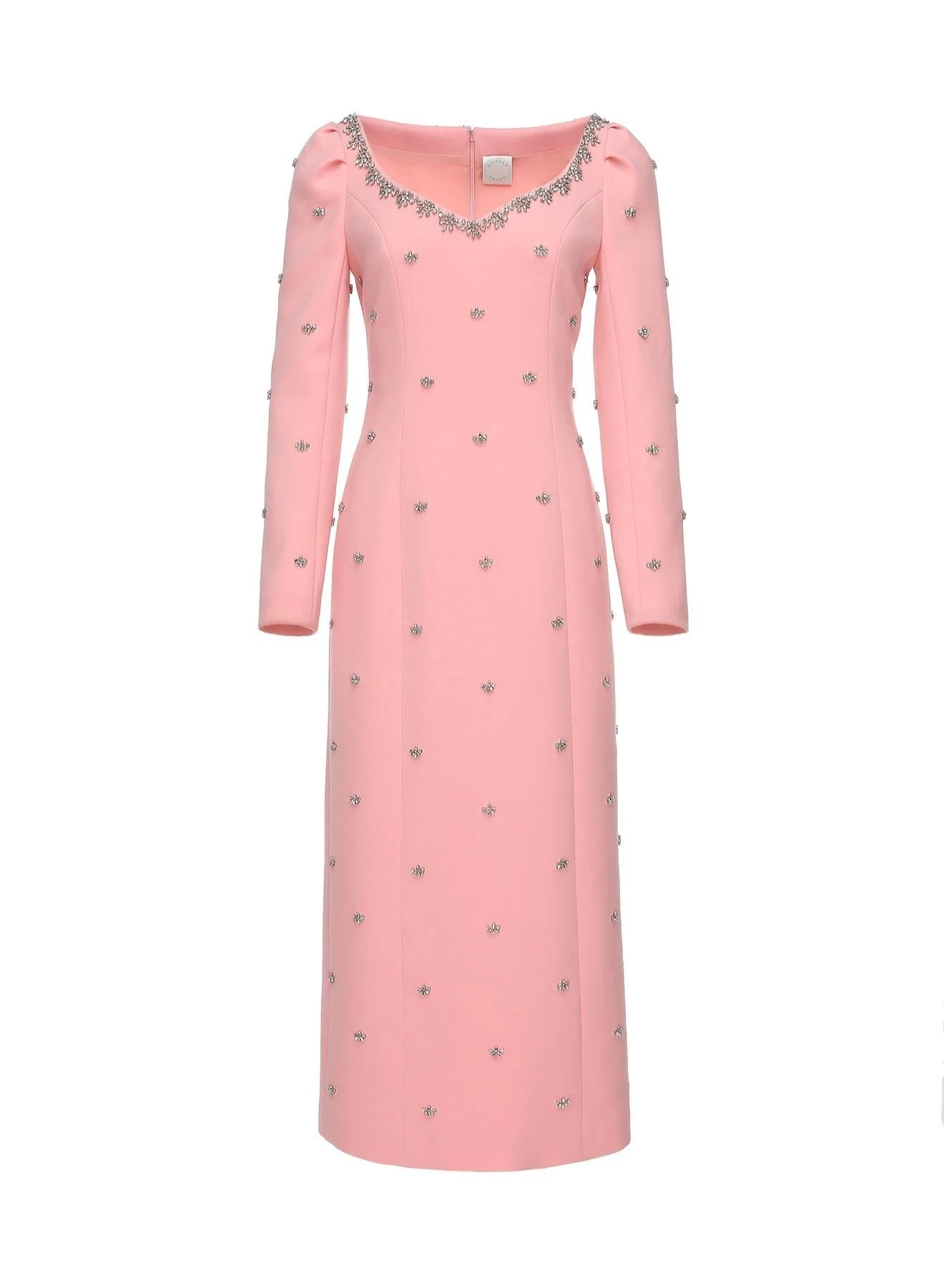 Huishan Zhang DRESSES NICO DRESS PINK CREPE 1 Huishan Zhang DRESSES NICO DRESS PINK CREPE