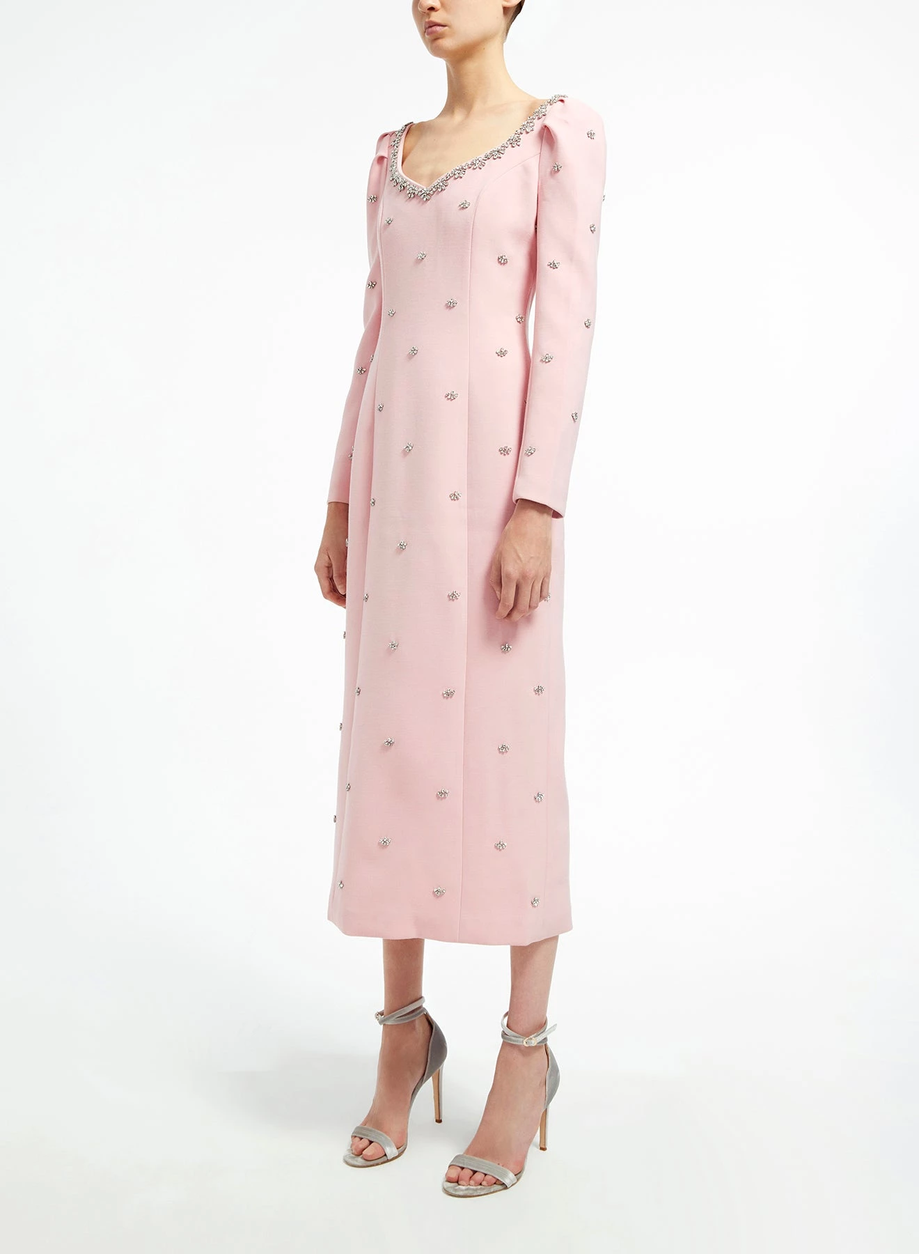 Huishan Zhang DRESSES NICO DRESS PINK CREPE 3 Huishan Zhang DRESSES NICO DRESS PINK CREPE