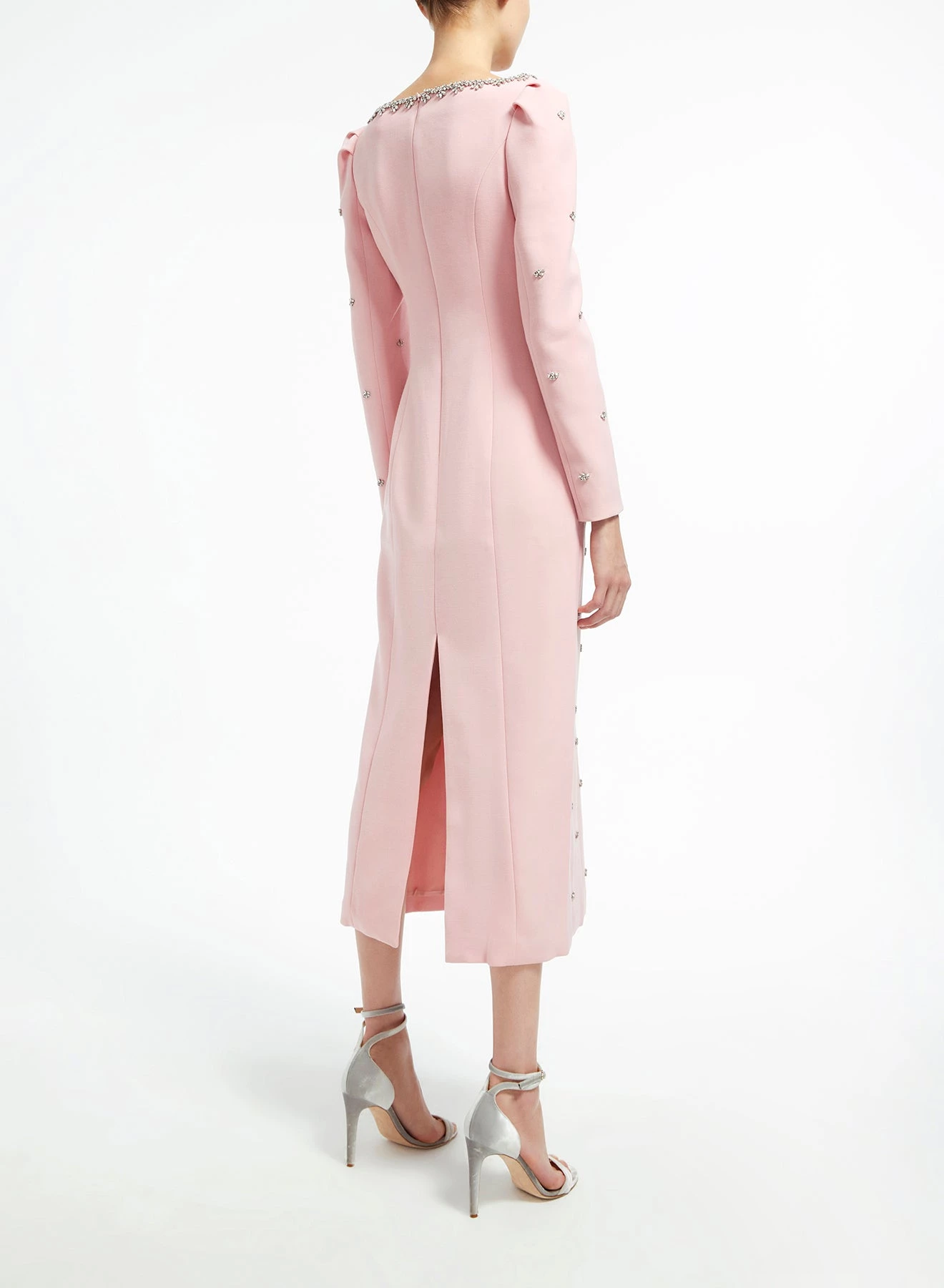 Huishan Zhang DRESSES NICO DRESS PINK CREPE 4 Huishan Zhang DRESSES NICO DRESS PINK CREPE