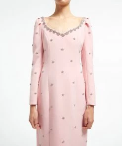 Huishan Zhang DRESSES NICO DRESS PINK CREPE 10 Huishan Zhang DRESSES NICO DRESS PINK CREPE