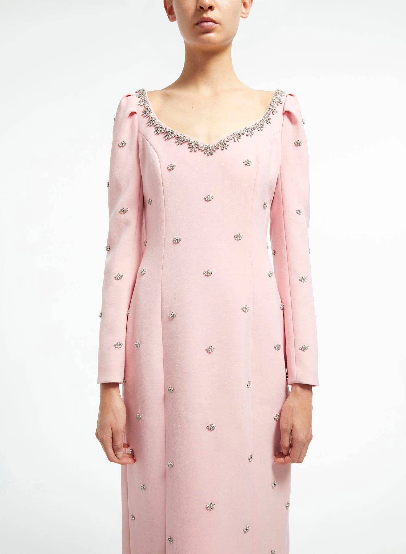 Huishan Zhang DRESSES NICO DRESS PINK CREPE 5 Huishan Zhang DRESSES NICO DRESS PINK CREPE