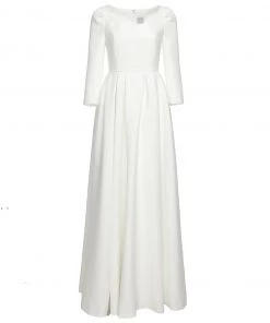 Huishan Zhang GILDA GOWN PURE WHITE DUCHESSE DRESSES