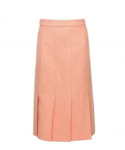 Huishan Zhang GIADA SKIRT PEACH TWEED SKIRTS AND TROUSERS