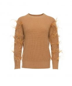 Huishan Zhang *PRE ORDER* ELODIE JUMPER CAMEL CASHMERE