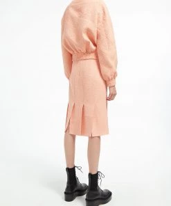 Huishan Zhang VIENNA JACKET PEACH TWEED