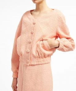 Huishan Zhang VIENNA JACKET PEACH TWEED