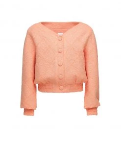 Huishan Zhang VIENNA JACKET PEACH TWEED