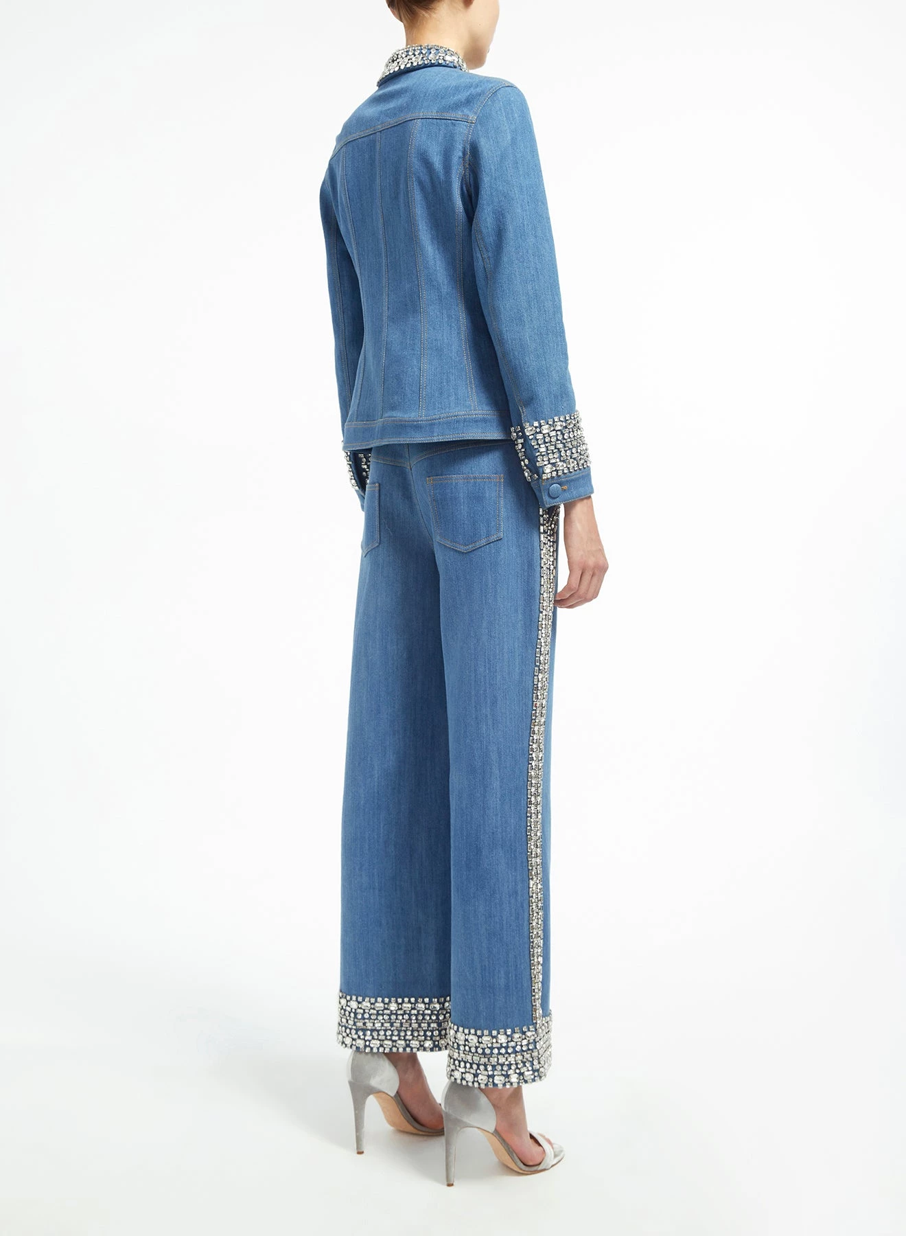 Huishan Zhang DAKOTA TROUSERS BLUE DENIM SKIRTS AND TROUSERS 4 Huishan Zhang DAKOTA TROUSERS BLUE DENIM SKIRTS AND TROUSERS