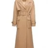 Huishan Zhang NANCY COAT SAND DUCHESSE JACKETS AND COATS