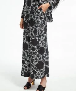 Huishan Zhang SAWYER TROUSERS WHITE/BLACK CREPE DE CHINE SKIRTS AND TROUSERS 9 Huishan Zhang SAWYER TROUSERS WHITE/BLACK CREPE DE CHINE SKIRTS AND TROUSERS