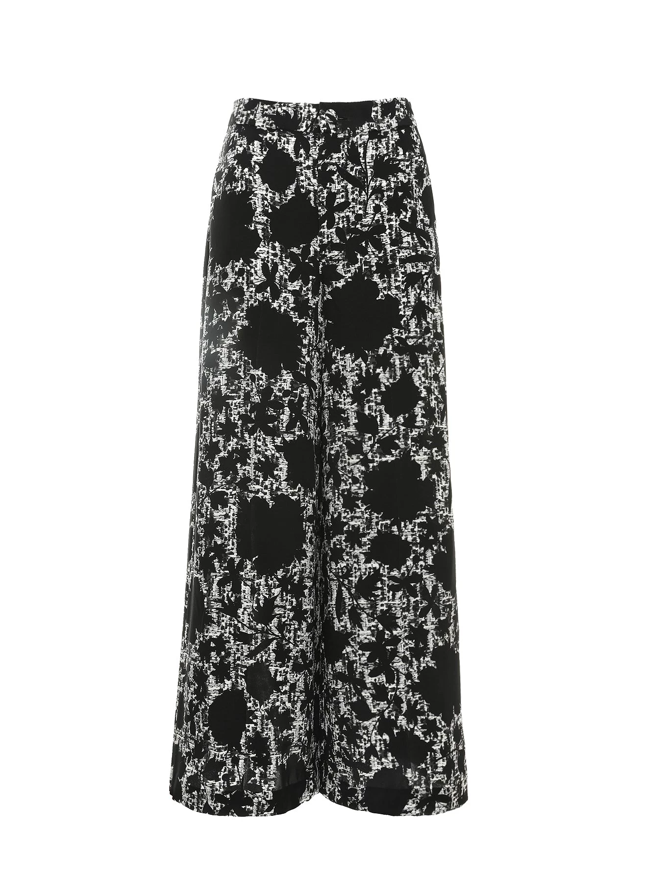 Huishan Zhang SAWYER TROUSERS WHITE/BLACK CREPE DE CHINE SKIRTS AND TROUSERS 1 Huishan Zhang SAWYER TROUSERS WHITE/BLACK CREPE DE CHINE SKIRTS AND TROUSERS