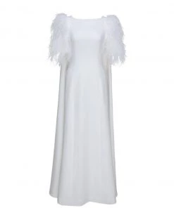 HuishanZhang HORTENSE GOWN PURE WHITE CREPE
