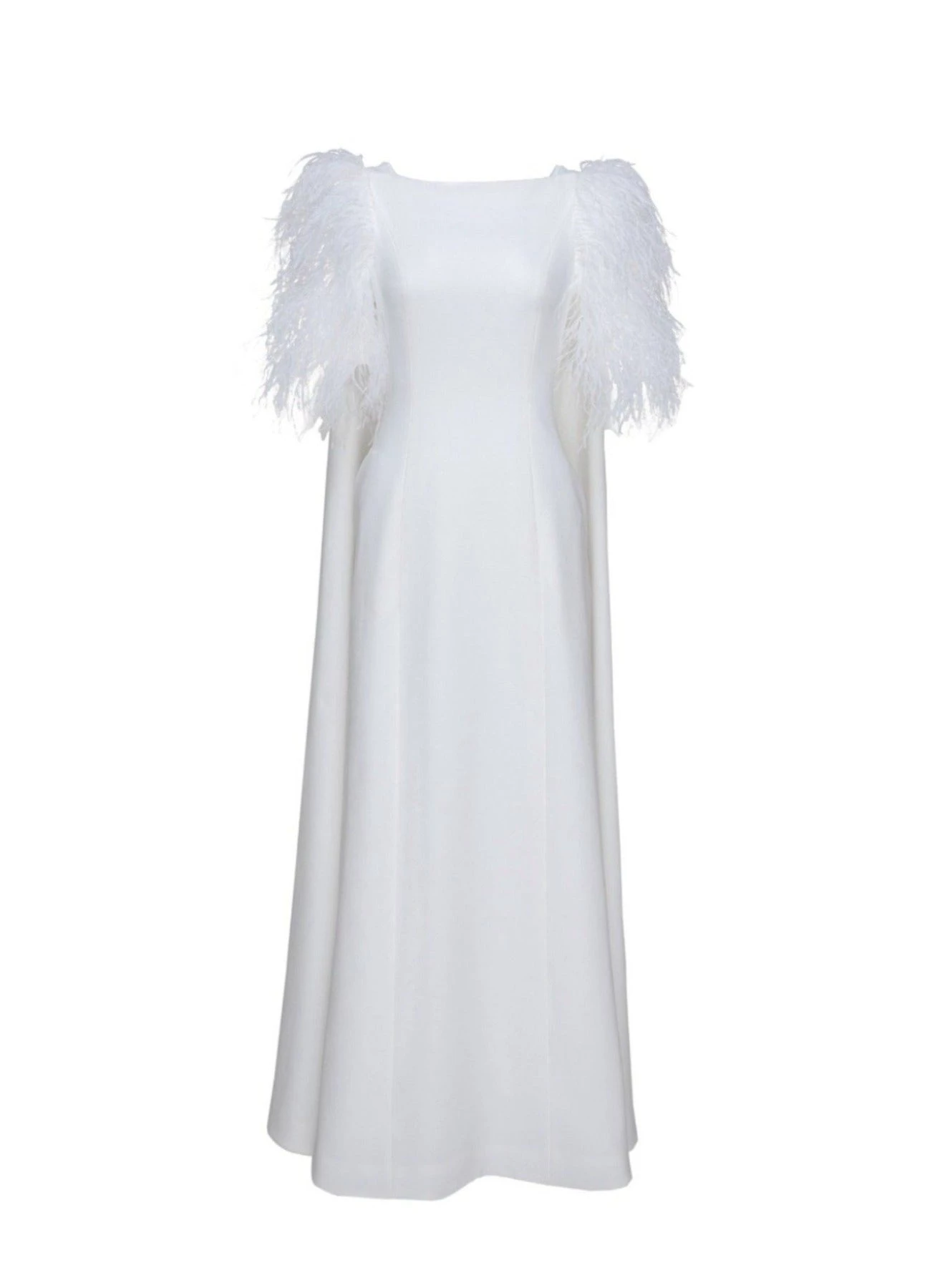 HuishanZhang HORTENSE GOWN PURE WHITE CREPE 1 HuishanZhang HORTENSE GOWN PURE WHITE CREPE