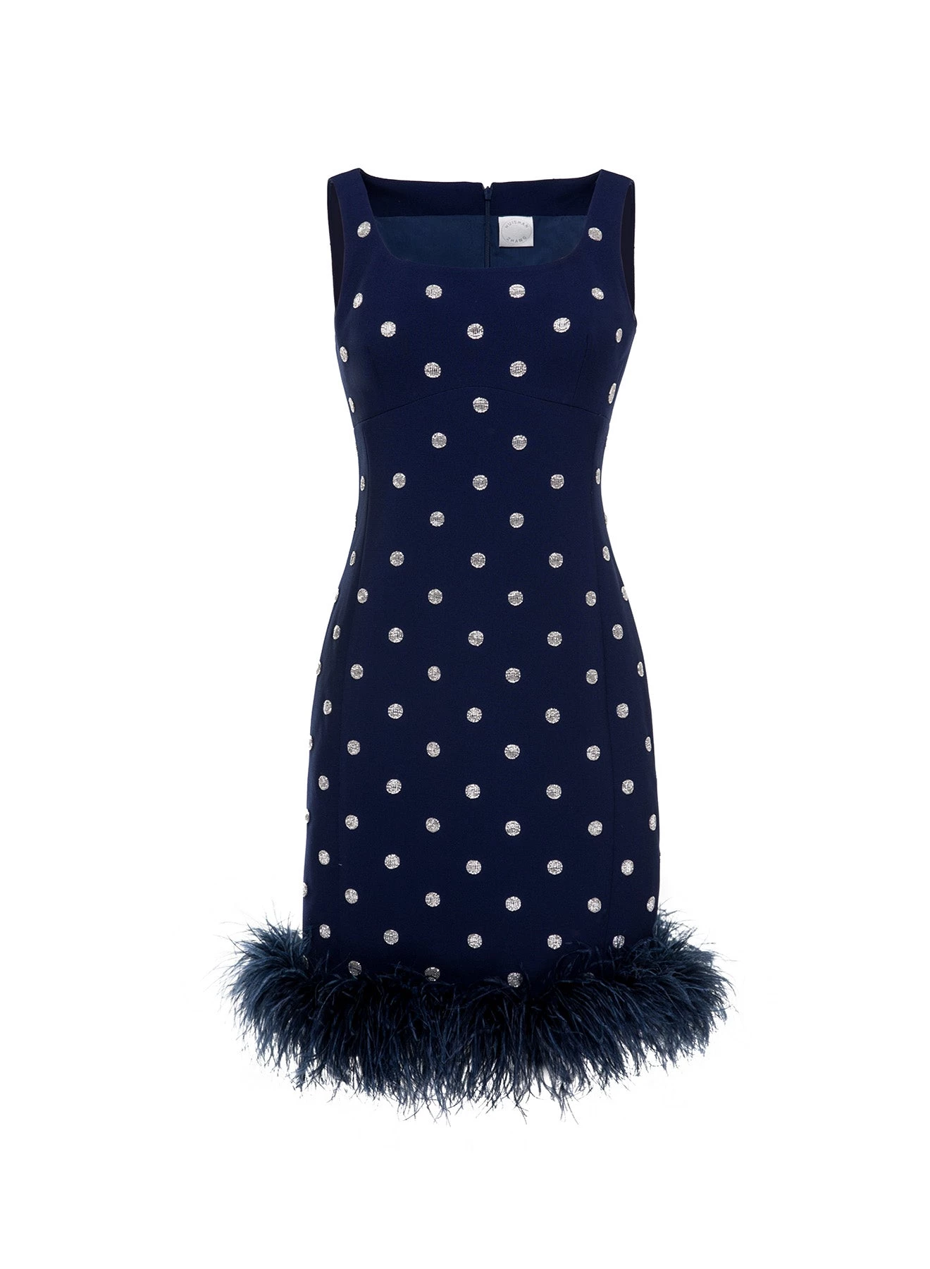 Huishan Zhang NEW SEASON *PRE ORDER* TWIGGY DRESS NAVY BLUE CREPE 1 Huishan Zhang NEW SEASON *PRE ORDER* TWIGGY DRESS NAVY BLUE CREPE