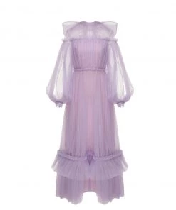 Huishan Zhang ALICIA DRESS LILAC TULLE NEW SEASON