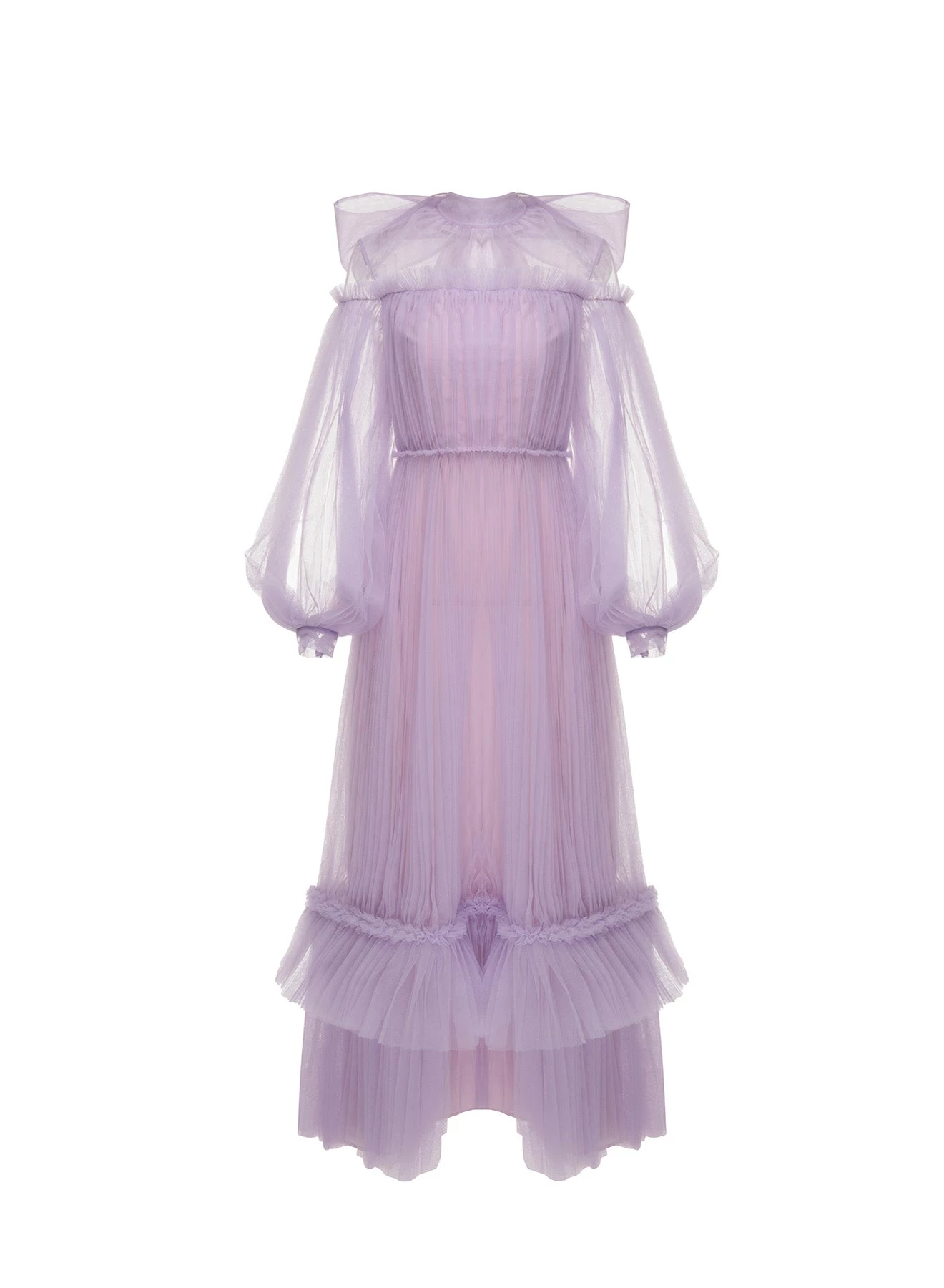 Huishan Zhang ALICIA DRESS LILAC TULLE NEW SEASON 1 Huishan Zhang ALICIA DRESS LILAC TULLE NEW SEASON