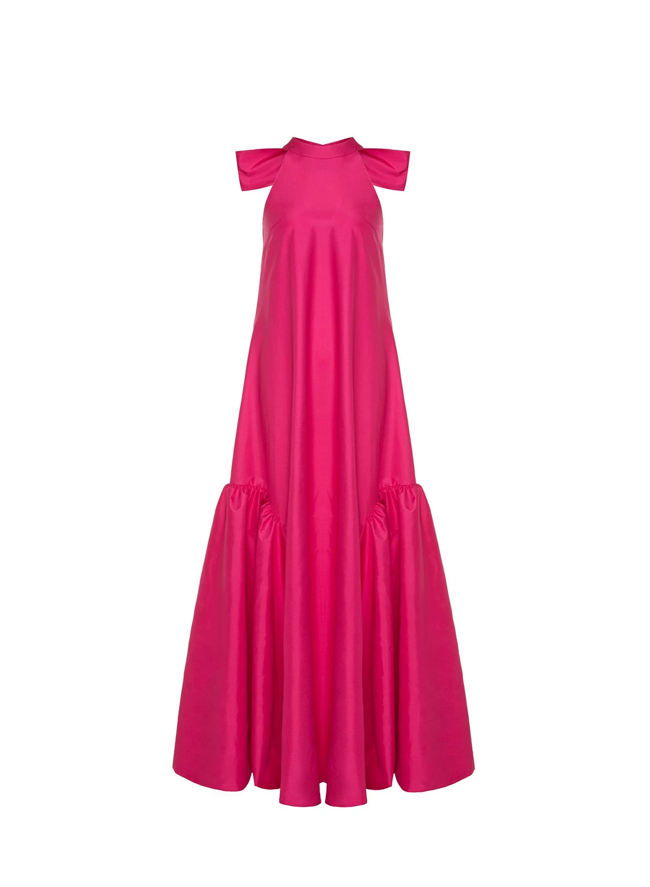 Huishan Zhang MIRO GOWN HOT PINK TAFFETA NEW SEASON 1 Huishan Zhang MIRO GOWN HOT PINK TAFFETA NEW SEASON