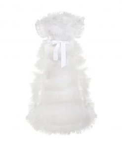 Huishan Zhang *ONLINE EXCLUSIVE* MARIEL GOWN WHITE TULLE NEW SEASON