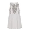 Huishan Zhang NEW SEASON OPAL SKIRT WHITE FAILLE