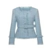 Huishan Zhang LEILA JACKET BLUE TWEED