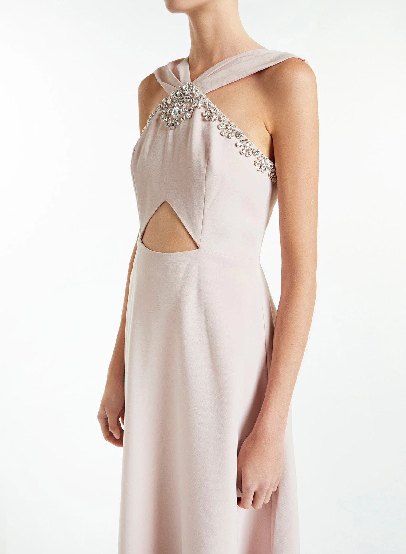 Huishan Zhang TAIA GOWN POWDER PINK COTTON DRESSES 5 Huishan Zhang TAIA GOWN POWDER PINK COTTON DRESSES