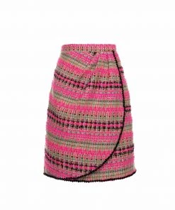 Huishan Zhang ONLINE EXCLUSIVES *ONLINE EXCLUSIVE* KAIA SKIRT PINK TWEED