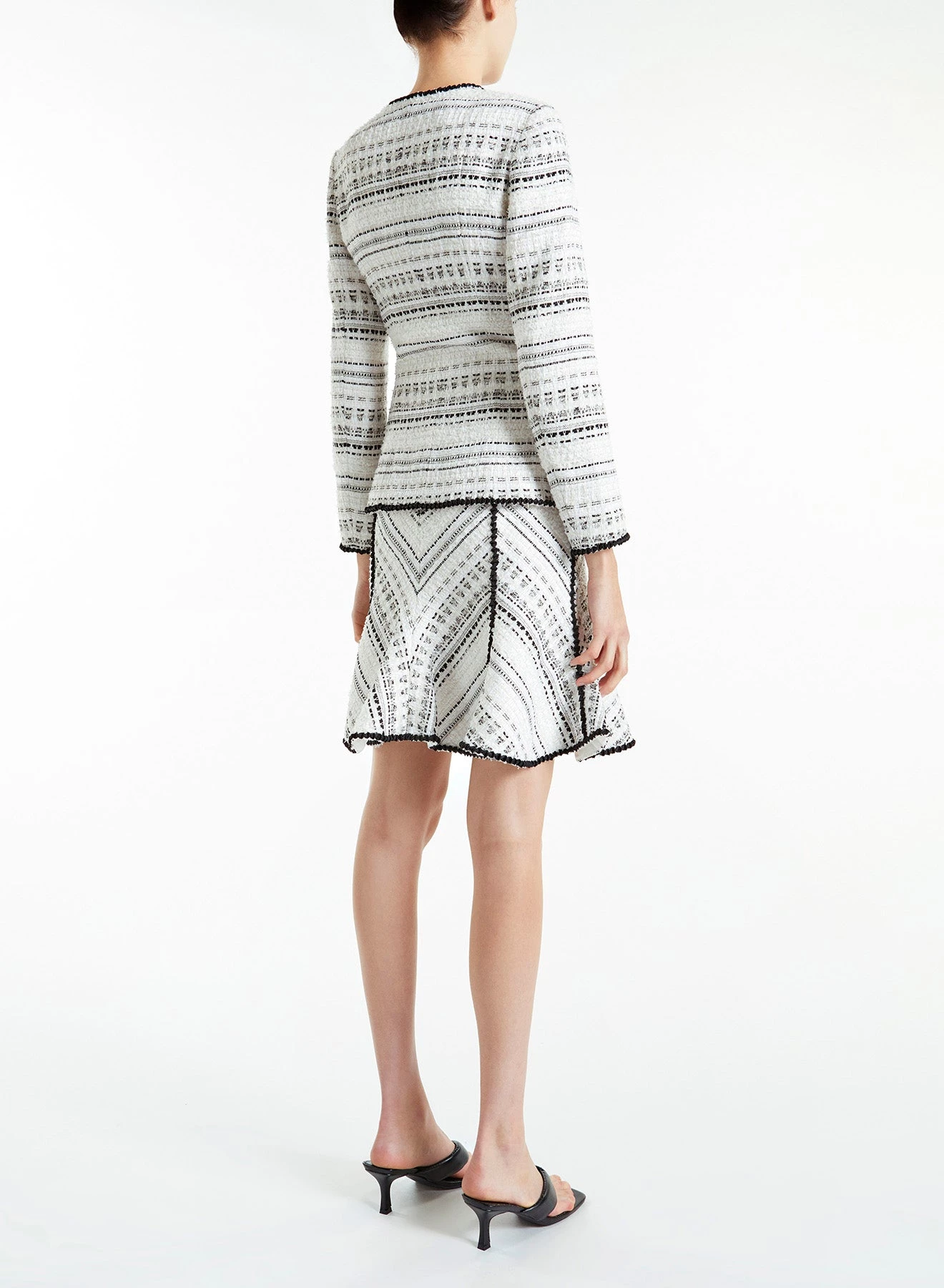 Huishan Zhang ONLINE EXCLUSIVES *ONLINE EXCLUSIVE* JOYCE SKIRT BLACK & WHITE TWEED 3 Huishan Zhang ONLINE EXCLUSIVES *ONLINE EXCLUSIVE* JOYCE SKIRT BLACK & WHITE TWEED