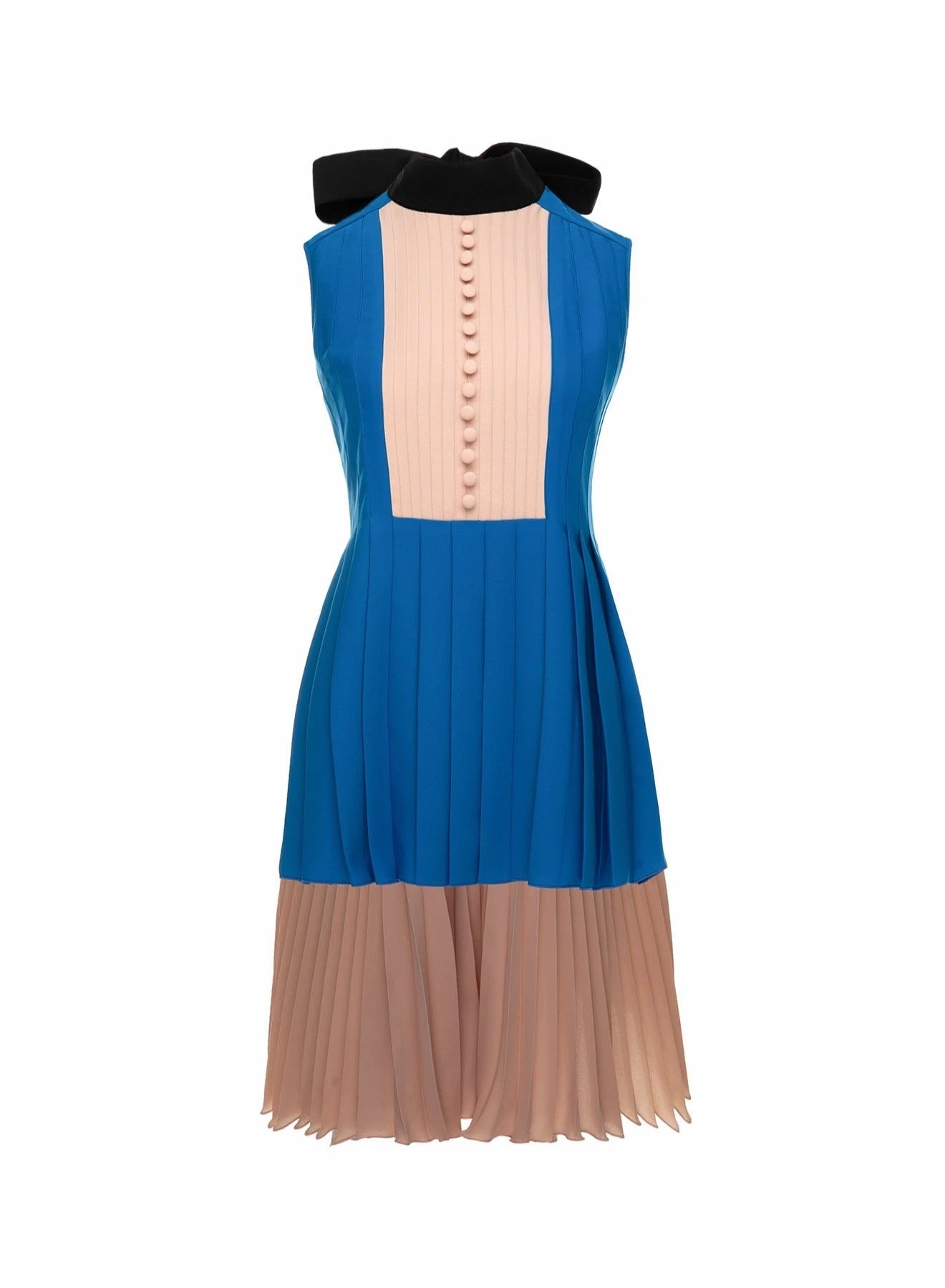 Huishan Zhang TOPS PHILIPPA TOP PINK/BLUE/BLACK CREPE DE CHINE 1 Huishan Zhang TOPS PHILIPPA TOP PINK/BLUE/BLACK CREPE DE CHINE