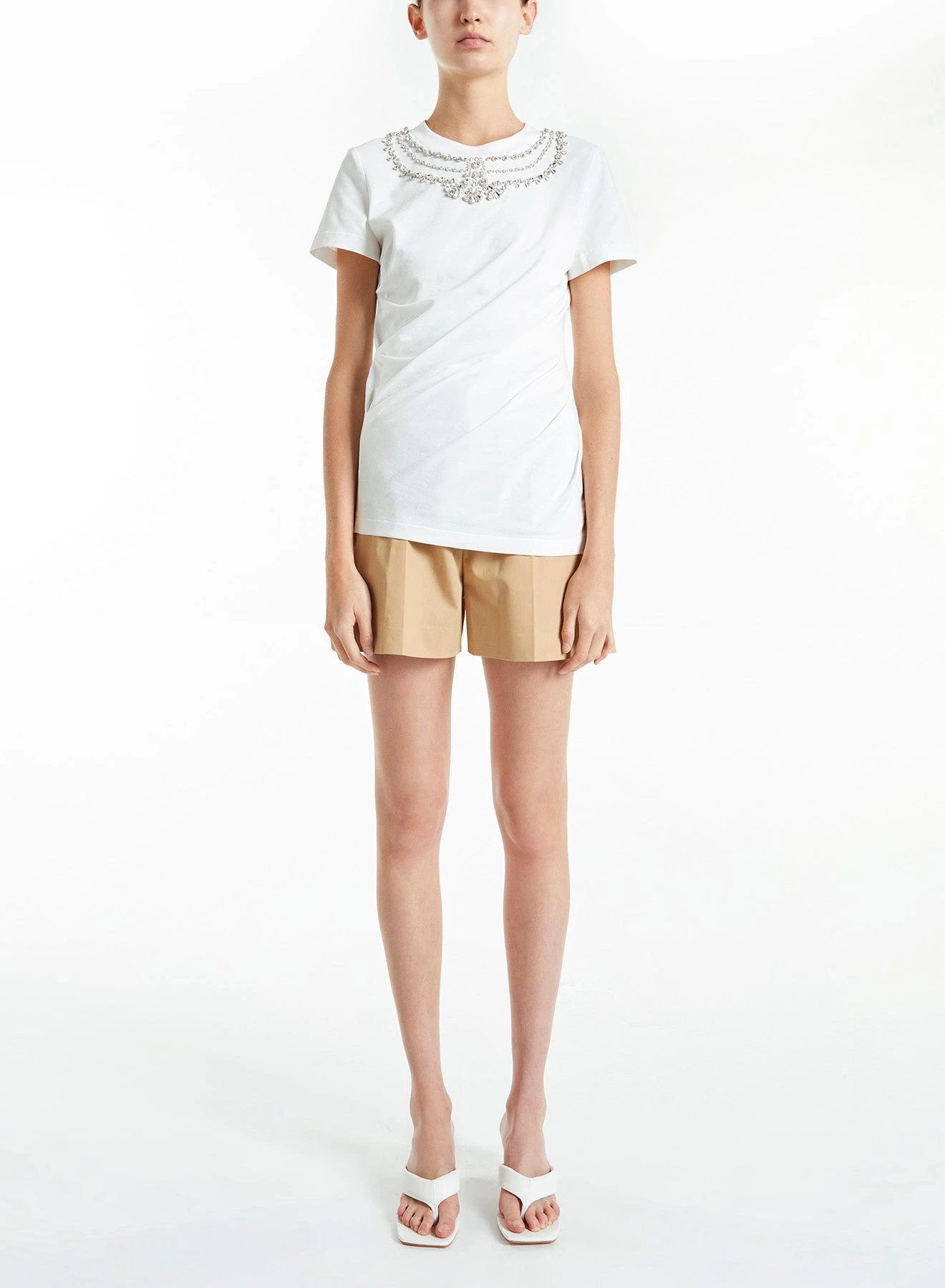 Huishan Zhang *ONLINE EXCLUSIVE* LORY TOP WHITE COTTON 2 Huishan Zhang *ONLINE EXCLUSIVE* LORY TOP WHITE COTTON