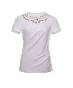 Huishan Zhang *ONLINE EXCLUSIVE* LORY TOP WHITE COTTON