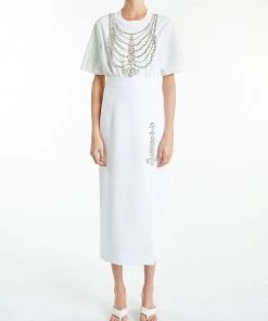 Huishan Zhang STINA TOP WHITE COTTON