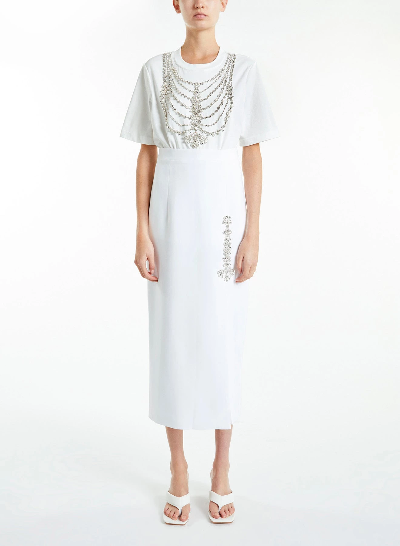 Huishan Zhang STINA TOP WHITE COTTON 2 Huishan Zhang STINA TOP WHITE COTTON