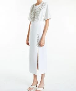 Huishan Zhang STINA TOP WHITE COTTON 8 Huishan Zhang STINA TOP WHITE COTTON