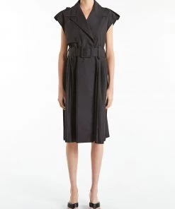 Huishan Zhang BELEN GILET BLACK COTTON JACKETS AND COATS