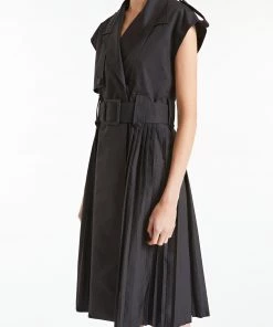 Huishan Zhang BELEN GILET BLACK COTTON JACKETS AND COATS